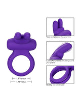 Load image into Gallery viewer, Silicone Rechargeable Dual Rockin Rabbit Multi Speed Cockring Waterproof