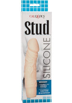 Load image into Gallery viewer, Silicone Stud Woody Vibrator - Ivory/Vanilla