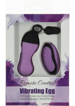 Load image into Gallery viewer, Simple and True Vibrating Rechargeable Silicone Egg with Remote Control - Purple