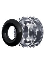 Load image into Gallery viewer, Sir Richard's Control Pro Performance Cock Ring - Black/Clear