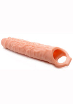 Load image into Gallery viewer, Size Matters Penis Enhancer Sleeve - Flesh/Vanilla - 3in
