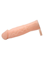 Load image into Gallery viewer, Size Matters Penis Extender Sleeve Silicone - Flesh/Vanilla - 2in