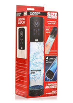 Load image into Gallery viewer, Size Matters Sucking Rechargeable Silicone Penis Pump - Black/Clear