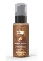 Load image into Gallery viewer, Sizzle Lips Warming Edible Gel Salted Caramel - 2oz
