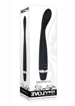 Load image into Gallery viewer, Skinny G Rechargeable Silicone G-Spot Vibrator - Black