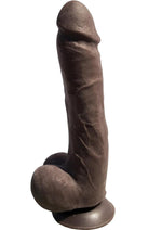 Load image into Gallery viewer, Skinsations Python Dildo - Black - 9.5in