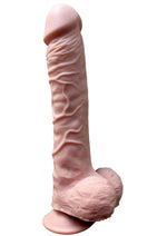 Load image into Gallery viewer, Skinsations T-Rex Dildo Silicone - Vanilla - 10in