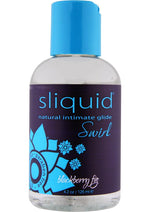 Load image into Gallery viewer, Sliquid Naturals Swirl Water Based Flavored Lubricant Blackberry Fig - 4.2oz