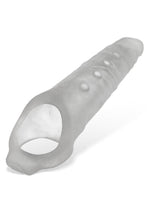 Load image into Gallery viewer, Snake Deep-Reacher Silicone Cocksheath - Clear/Clear Ice
