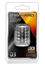 Load image into Gallery viewer, Stay Hard Cock Sleeve 03 - Clear