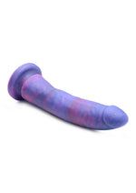 Load image into Gallery viewer, Strap U Magic Stick Glitter Silicone Dildo - Purple - 8in