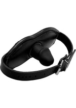 Load image into Gallery viewer, Strict Cock Head Silicone Mouth Gag - Black