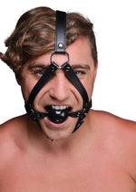 Load image into Gallery viewer, Strict Head Harness with Ball Gag