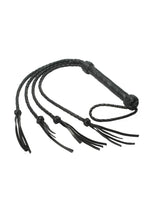 Load image into Gallery viewer, Strict Leather Four Lash Whip - Black