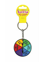 Load image into Gallery viewer, Super Fun Key Chain Sex Spinner - Multicolor
