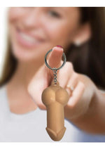 Load image into Gallery viewer, Super Fun Key Chain Squishy Penis - Vanilla
