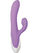 Load image into Gallery viewer, Super Sucker Rechargeable Silicone G-Spot Vibrator with Clitoral Stimulator