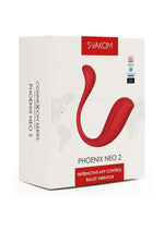 Load image into Gallery viewer, Svakom Phoenix Neo Interactive Rechargeable Silicone Vibrator with Remote Control - Red