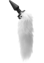 Load image into Gallery viewer, Tailz Vibrating Fox Tail Anal Plug - White