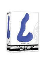 Load image into Gallery viewer, Tappity Tap Rechargeable Silicone Vibrator - Blue
