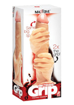 Load image into Gallery viewer, The 2 Fisted Grip 12in Dildo - Vanilla