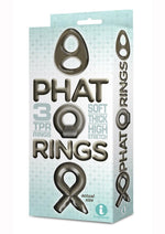 Load image into Gallery viewer, The 9's - Phat Rings Smoke 2, Chunky Cock Rings - Smoke