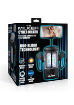 Load image into Gallery viewer, The Milker Cyber Milker Stroking and Vibrating Rechargeable Masturbator - General Orifice - Black