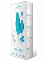 Load image into Gallery viewer, The Flutter Rabbit Rechargeable Silicone Rabbit Vibrator - Blue