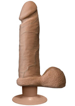 Load image into Gallery viewer, The Realsitic Cock Ultraskyn Vibrating Dildo - Chocolate - 8in
