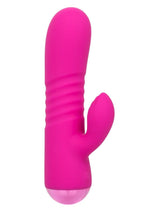 Load image into Gallery viewer, Thicc Chubby Honey Dual Motor Vibrator with Clitoral Stimulator - Pink