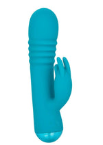 Load image into Gallery viewer, Thicc Chubby Thrusting Tickler Rechargeable Silicone Rabbit Vibrator