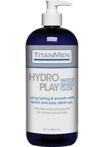 Load image into Gallery viewer, Titanmen Hydro Play Water Based Glide Lubricant - 32oz