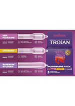 Load image into Gallery viewer, Trojan Pleasure Pack Condoms (3ct