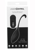 Load image into Gallery viewer, Under Control Rechargeable Silicone Vibrating Egg with Remote Control - Black