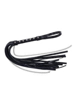 Load image into Gallery viewer, Velvet Noir Chain Flogger - Black