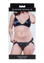 Load image into Gallery viewer, Velvet Noir Strap-On - Black