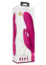 Load image into Gallery viewer, Vive Chou Rechargeable Silicone G-Spot Rabbit and Clitoral Stimulator - Pink
