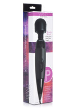 Load image into Gallery viewer, Wand Essentials Wander Wand Vibrating Multi-Speed Travel Size Wand - Black