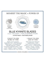 Load image into Gallery viewer, Warm Human Blue Kyanite Blades - Blue