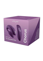 Load image into Gallery viewer, We-Vibe Chorus Rechargeable Couples Vibrator with Squeeze Remote Control - Purple
