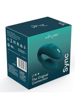 Load image into Gallery viewer, We-Vibe Sync Rechargeable Silicone Couples Vibrator with Remote Control - Green Velvet - Green