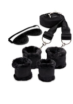 Load image into Gallery viewer, WhipSmart Fuzzy Bedroom Bondage Kit - Black
