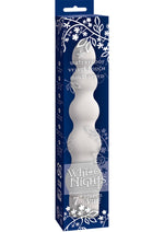 Load image into Gallery viewer, White Nights Ribbed Waterproof Vibrator - White - 7in