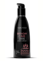Load image into Gallery viewer, Wicked Aqua Water Based Flavored Lubricant Birthday Cake - 2oz