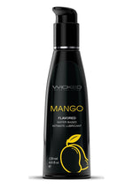 Load image into Gallery viewer, Wicked Aqua Water Based Flavored Lubricant Mango - 4oz