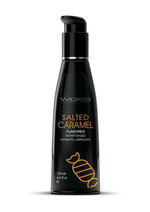 Load image into Gallery viewer, Wicked Aqua Water Based Flavored Lubricant Salted Caramel - 4oz
