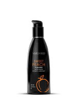 Load image into Gallery viewer, Wicked Aqua Water Based Flavored Lubricant Sweet Peach - 2oz