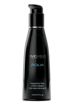Load image into Gallery viewer, Wicked Aqua Water Based Lubricant Fragrance Free - 4oz