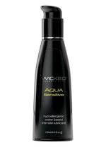 Load image into Gallery viewer, Wicked Aqua Water Based Sensitive Hypoallergenic Lubricant - 4oz