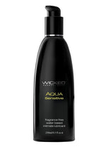 Load image into Gallery viewer, Wicked Aqua Water Based Sensitive Hypoallergenic Lubricant - 8oz